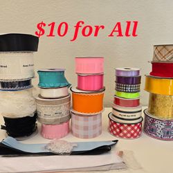 Ribbons, Gift wrapping, arts and crafts, costume