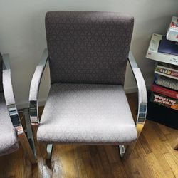 Knoll Vintage Flatbar BRNO Chairs, Pair