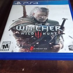 The Witcher Wild Hunt PS4 Replacement Video Game Case 