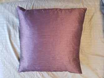 Purple decorative throw pillow