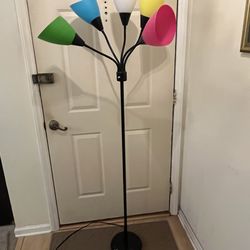 Curb alert-Colorful floor lamp-broken