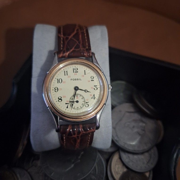 Vintage Fossil Watch In Exelent Condition