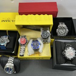 Invictas & Nautis Watches For As Low As $ 50.00