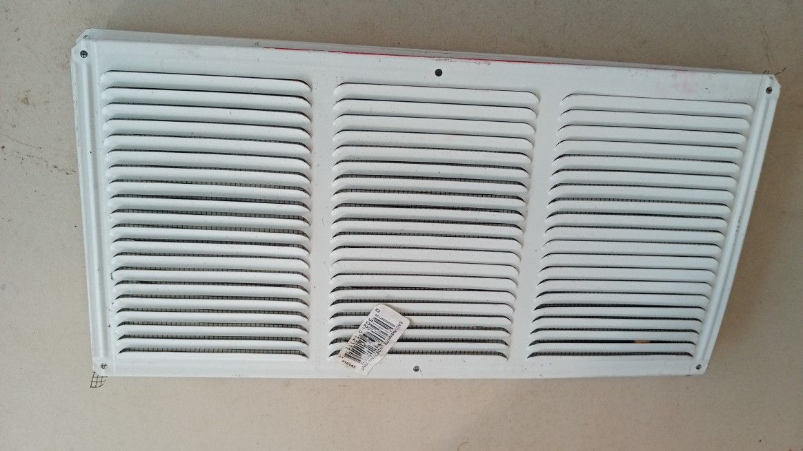 White Underneath Vent