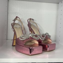 Pink Bow Heels 