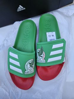 Mexico Adidas Slides
