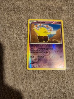 Drowzee Holo Pokémon Trading Card