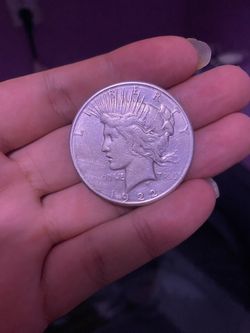 Silver coin (Peace dollar 90% silver)
