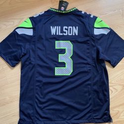 🔥🔥 Nike Seattle Seahawks Russel Wilson #3 On Field Jersey - Size XL