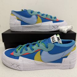 Nike Blazer Low Sacai Kaws Neptune Blue Size 10
