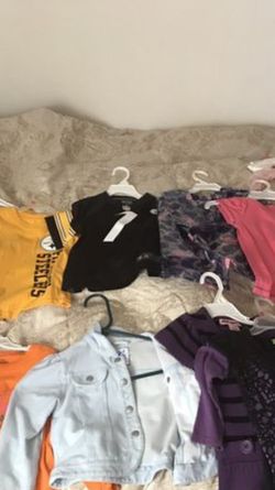 4t clothing 15 pieces including authentic Steeler jersey