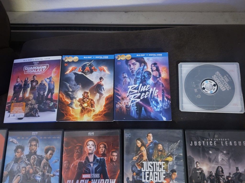 DC & MARVEL Blu-ray DVDs