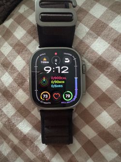 Apple Watch Ultra 2 49mm GPS + Cellular Titanium Indigo Alpine Loop M – 100% Battery