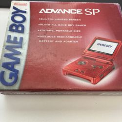 Red Game Boy Advance SP For Sale 