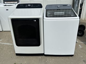 Samsung XL Washer And Electric Dryer! 
