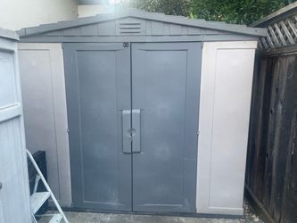 Large Outdoor Plastic Storage Shed
