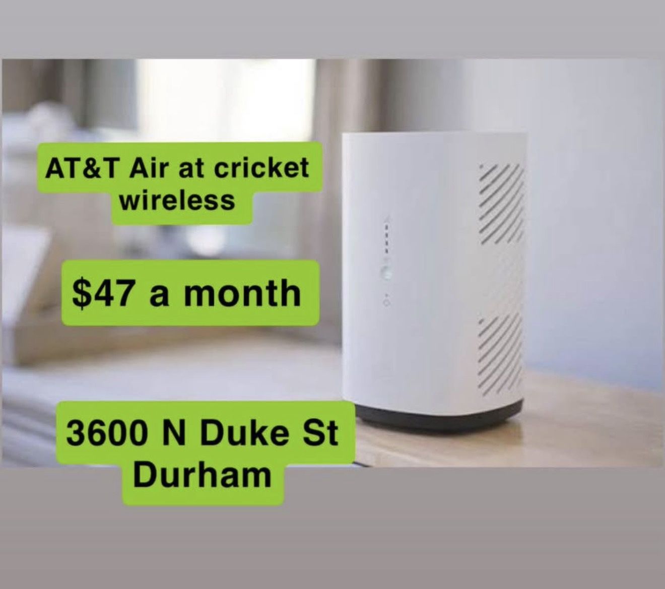 AT&T Home Internet At CRICKET WIRELESS 