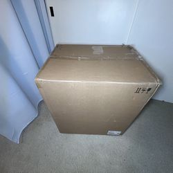 New, Black, Kohler 82L Dual Bin Step Trash Can. Still in the box. Great and fully functional.