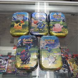 Pokemon Ascending Heroes Tin Double Packs $30 Each Gamehogs 11am-7pm