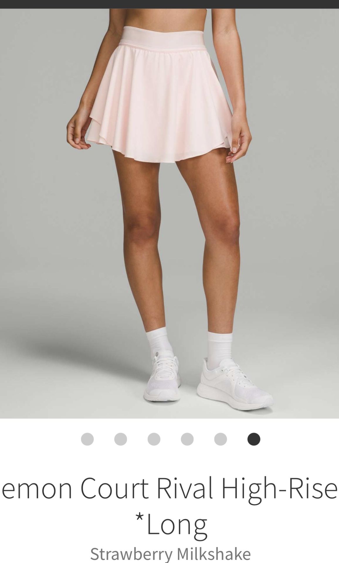 Lululemon Court Rival High-Rise Skirt Long