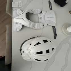 Cascade LAX Helmet And Chest Pads