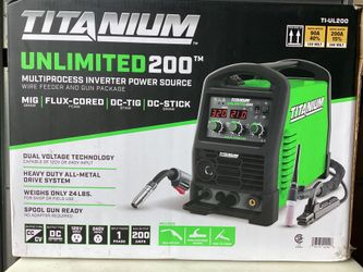 Titanium Unlimited 200 multi -process welder