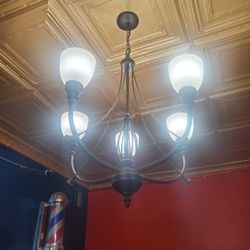 Chandelier Ceiling Lights. Come With Bulbs. Purchased At Home Depot For About $140.00 Each