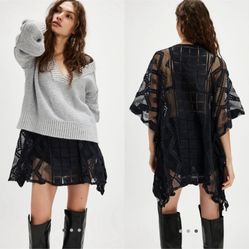Free people Sunshine Crochet Kaftan