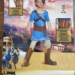 Legend Of Zelda Link Costume - Size M (7-8)