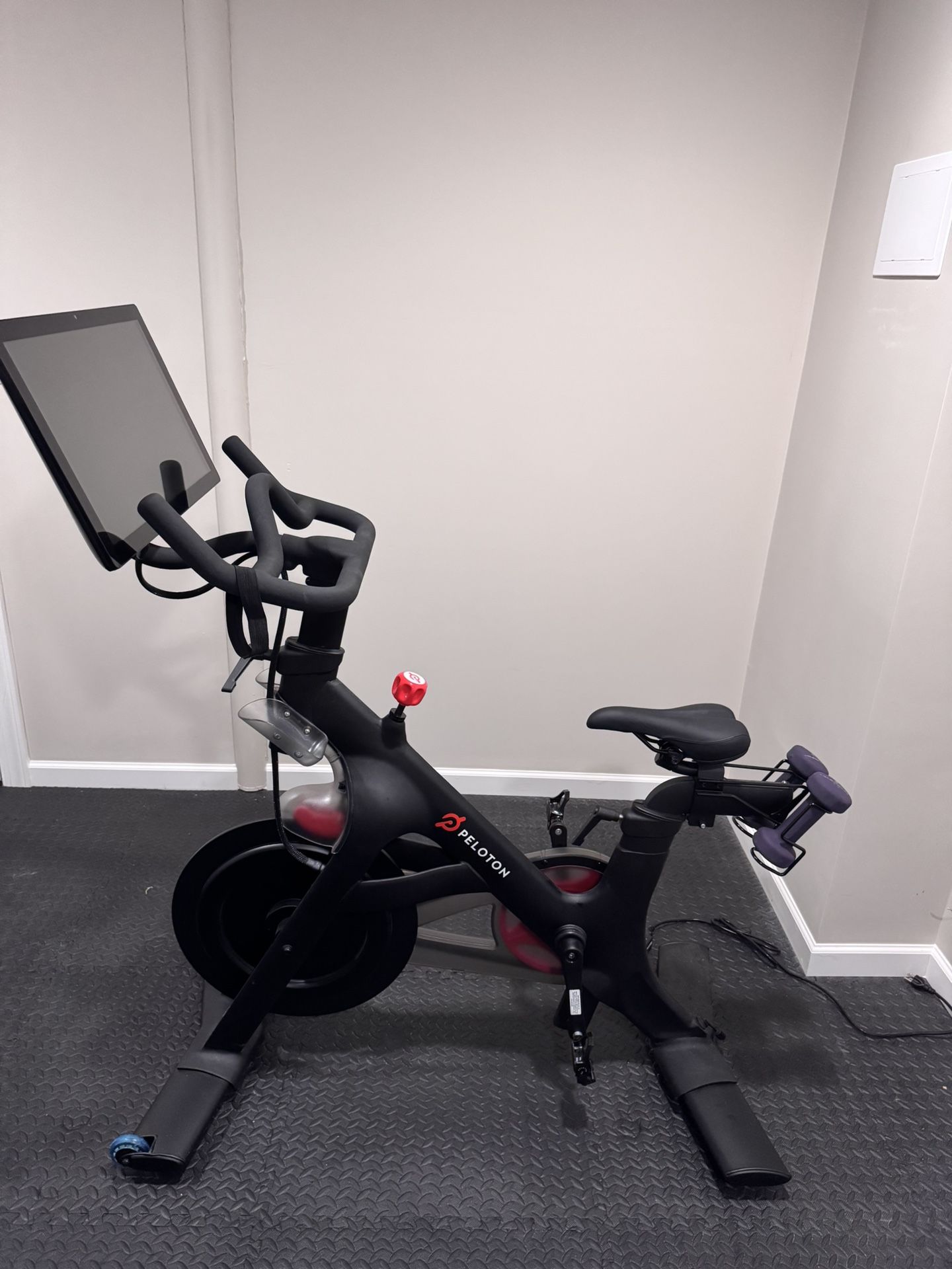 Peloton Stationary Exercise Bike + Shoes