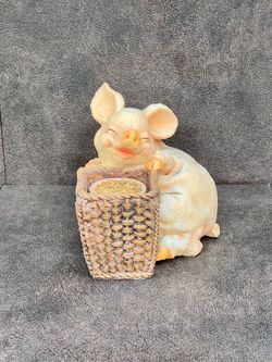 Pig Planter Decoration