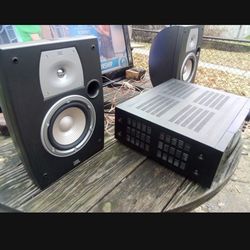 YAMAHA RX-V575 7.1 HDMI AV RECEIVER,  JBL N26 SPEAKERS AND DAYTON SUB-100 POWERED SUBWOOFER $500 FINAL PRICE READ DESCRIPTION AND SEE ALL PICTURES