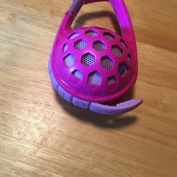 pink  and purple bluetooth speaker