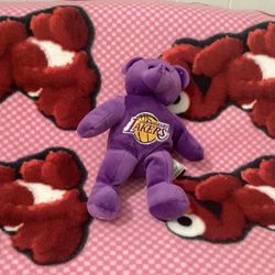 Los Angeles Lakers Purple Teddy Bear 