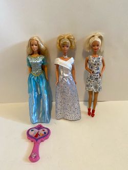 Vintage ‘90s Barbie dolls including princess, lot #8
