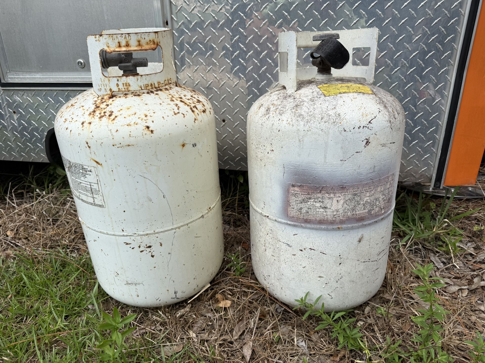 2-30 Lb Propane Tanks