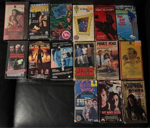 VHS LOT 15 TAPES $40 OBO