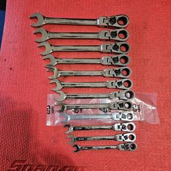 Snap-on Blue Point Ratcheting Wrench Set 