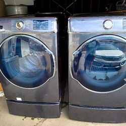 Washer And Gas Dryer Samsung Big Capacity Set