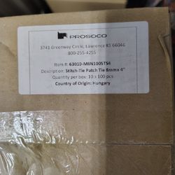 Stitch Tie Patch Tie 8mm X 4"