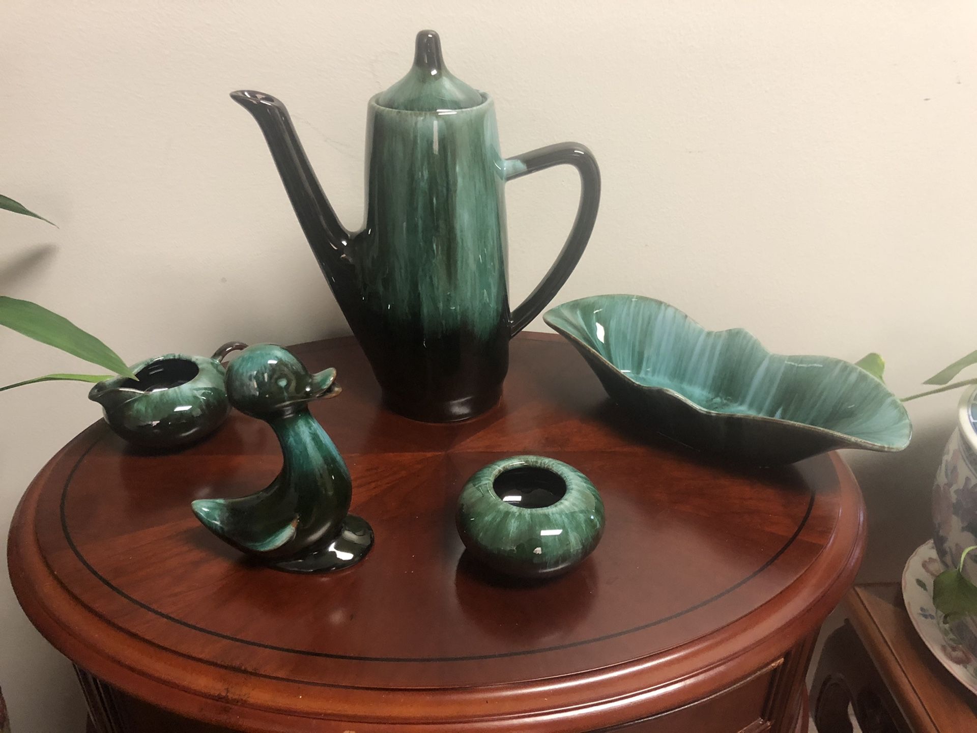 Vintage BMP BLUE MOUNTAIN TEAPOT 5 pieces SET