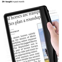 Rechargeable Five Times Magnifying Glass For Reading