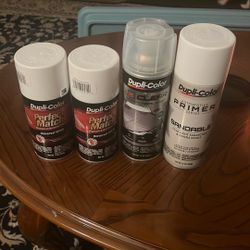 Multiple Cans Of Spray Paint!