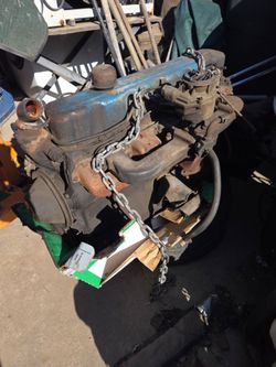 Chevy 250 inline 6 with trans