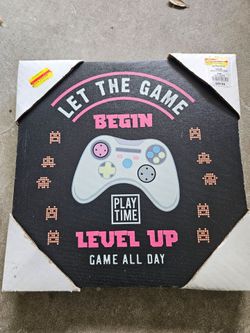 Kid's Gaming Wall Decor (12" X 12")