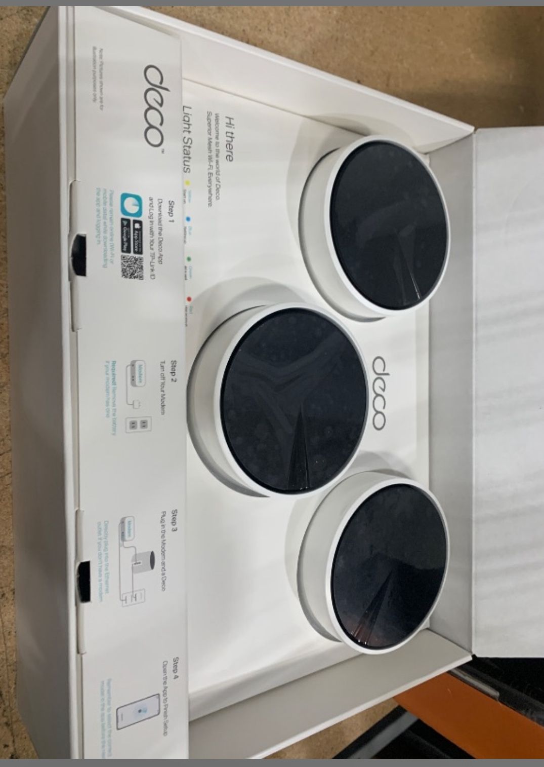 **NEW** TP-LINK Deco X60 AX3000 Whole Home Mesh Wi-Fi System - 3 Pack