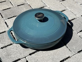 Lodge 3.6 Quart Enameled Cast Iron Covered Casserole