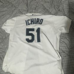 Ichiro Suzuki 2001 All Star Seattle Mariners white Jersey