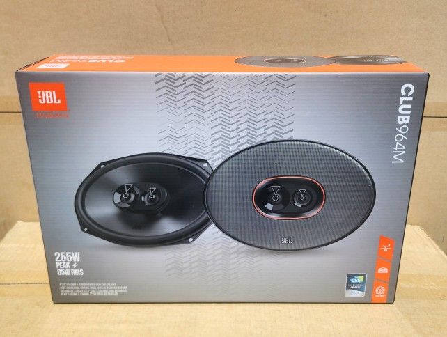JBL Car Speakers Set Club 964M 6x9 Inch 3-Way Coaxial Speaker System 255 Watts 🚨 Payment Options Available 🚨 No Credit Needed 🚨