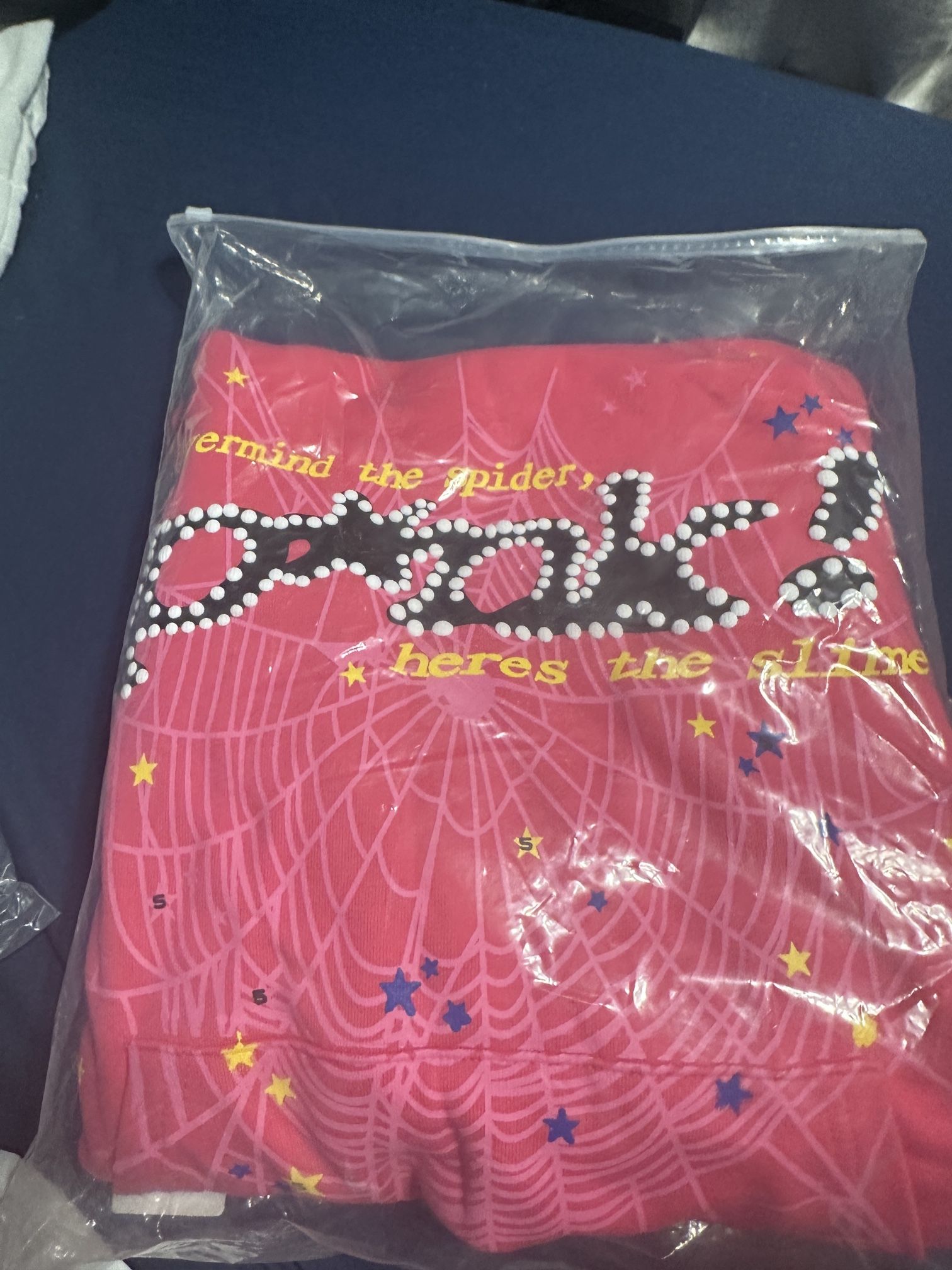 Pink Sp5der Hoodie Dm For Receipts